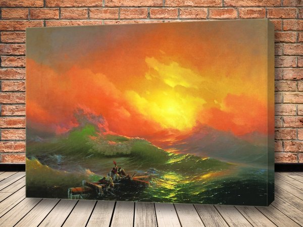 Репродукция картины девятый вал Айвазовского