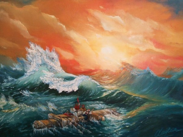 9 Вал Айвазовский картина