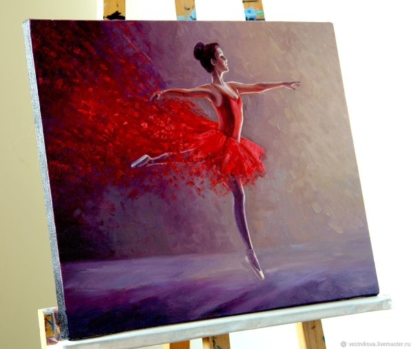 Картина на холсте балерина