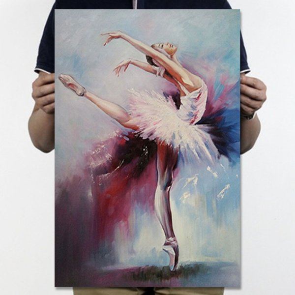 Картина на холсте балерина