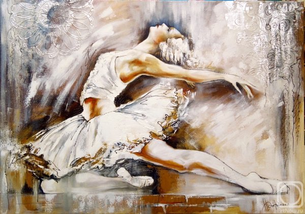 Картины на холсте балерина в прыжке из трех частей