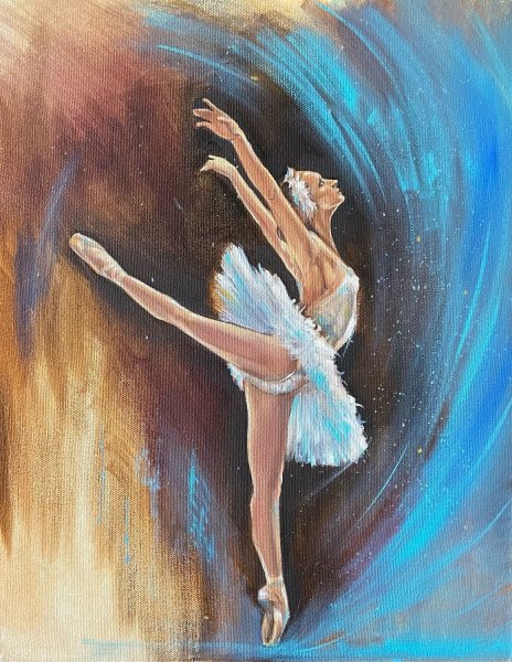 Интерьерная живопись танец