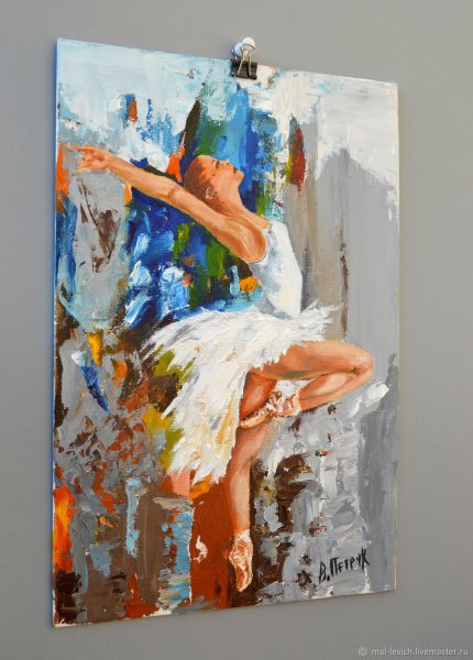 Художник Минаев Сергей картина маленькая балерина