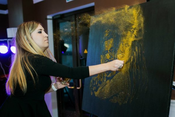 Шоу портрет звездной пылью