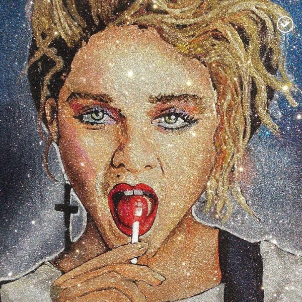 Картина блестками