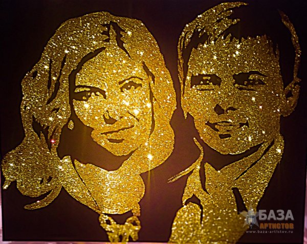 Картина блестками