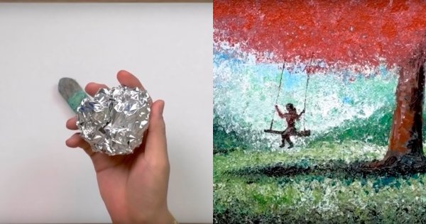 Золотая фольга для декора