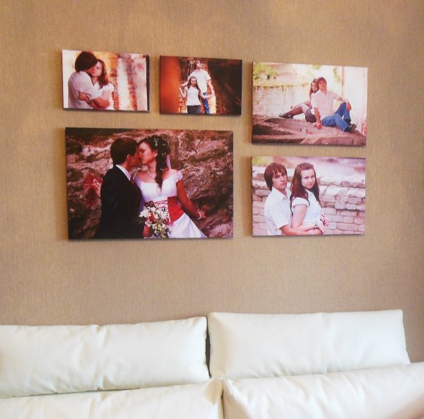 Фотоколлаж на холсте
