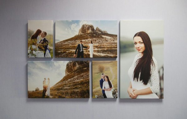 Фотоколлаж на холсте
