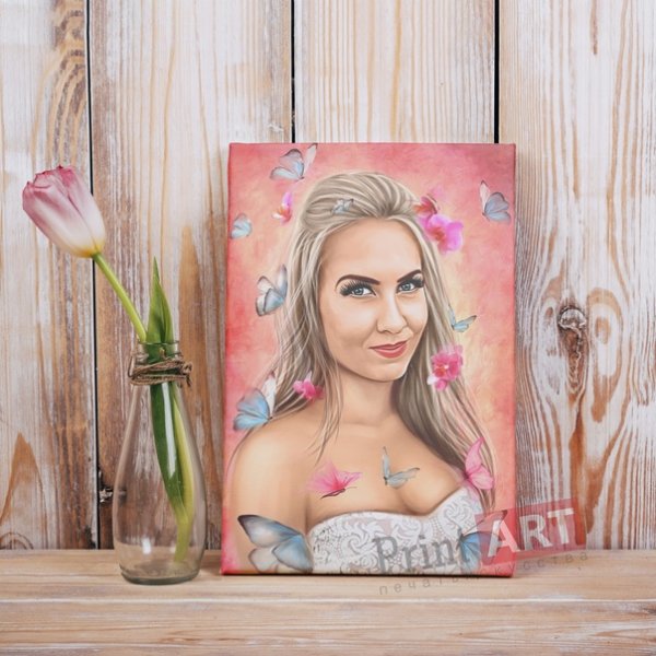 Портреты на свадьбу подарок