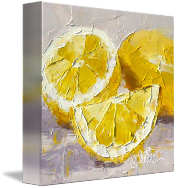 Лимоны живопись