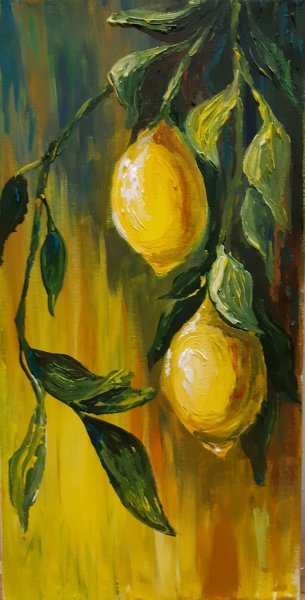 Лимоны мастихином