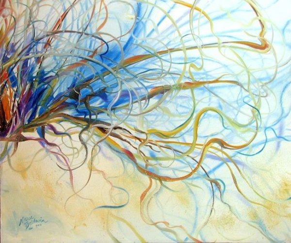 Вышивка абстрактные картины