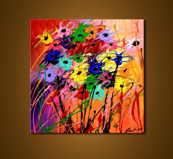 Картина абстракция своими руками
