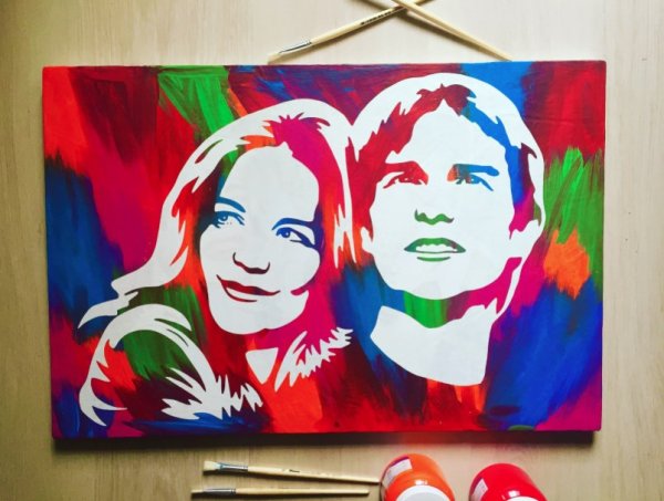 Флип-флоп портрет пленка