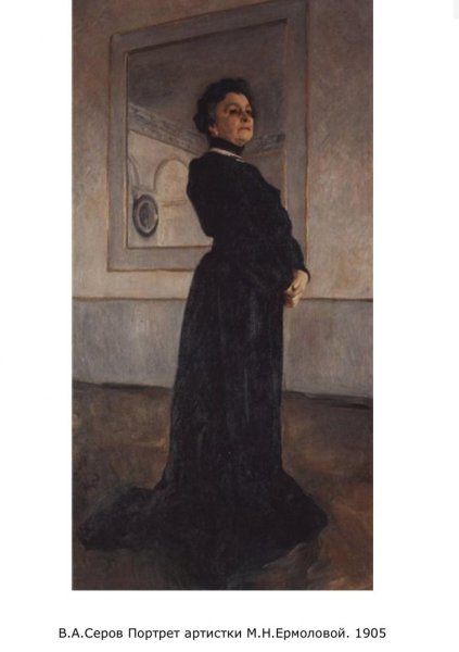 Серов портрет Ермоловой