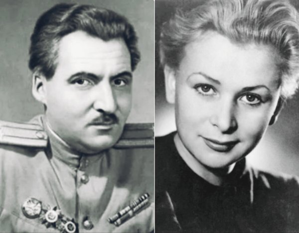 Константин Симонов и Серова