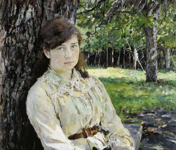 Валентин Серов девушка освещенная солнцем