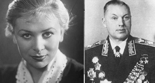 Валентина Серова и Рокоссовский