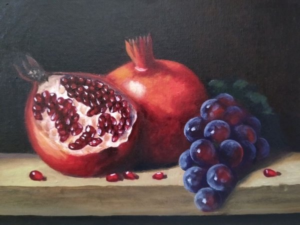 Мартирос Манукян натюрморт с гранатами