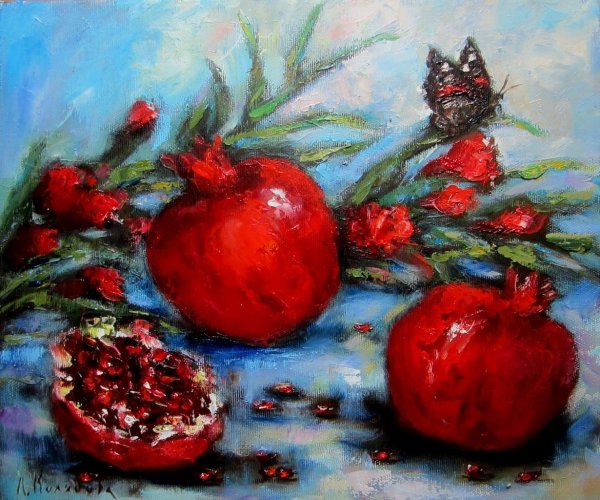 Гранат акрил поталь