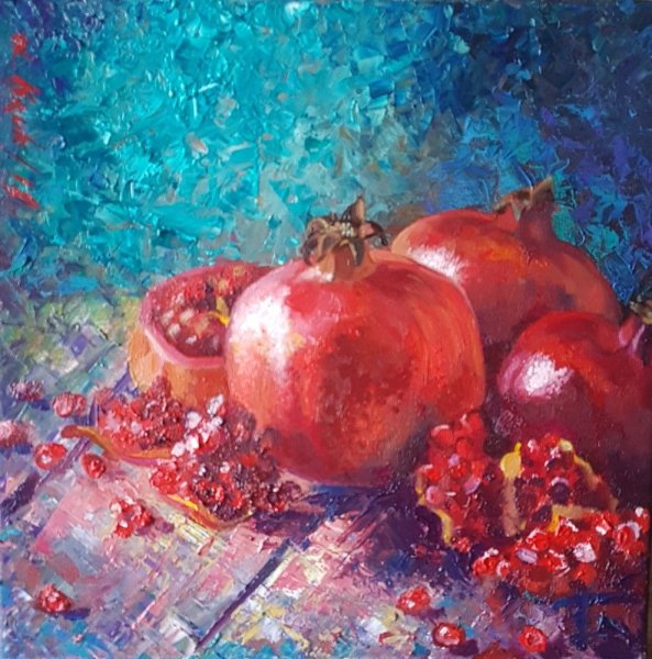 Гранат акрилом
