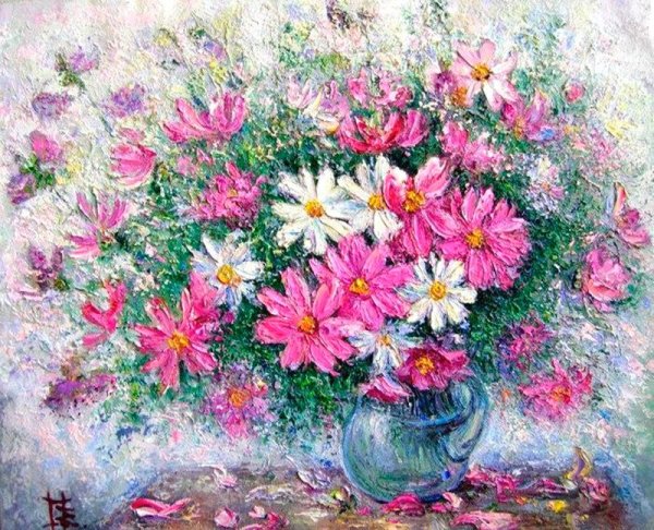 Художник Людмила Ковалева космеи