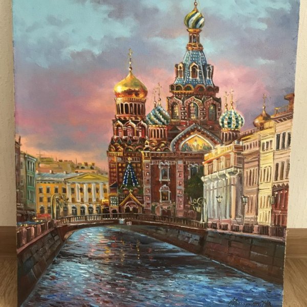 Картины художников Питер канал Грибоедова