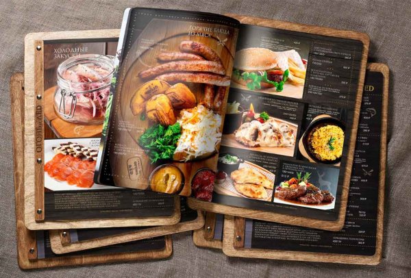 Меню ресторана