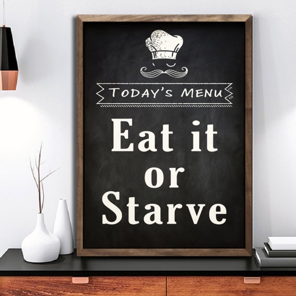 Стильное меню кофейни