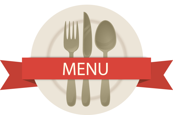 Меню кафе