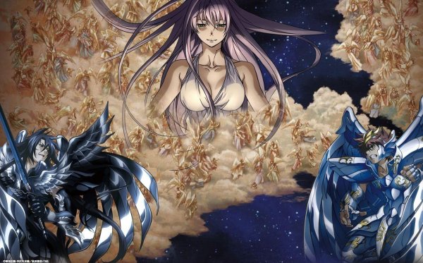 Аниме Святой Сейя утерянный холст