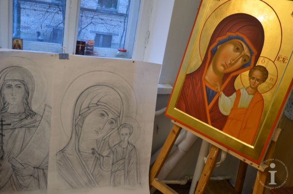 Икона Казанской Божьей матери 1579