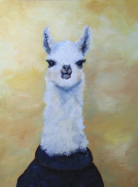 Животные акрилом