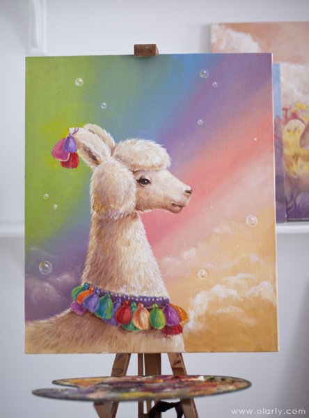 Лама иллюстрация