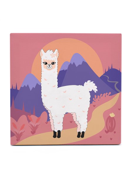 Лама живопись гуашь