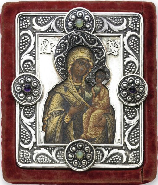 Икона Сопрестолие Новозаветная Троица