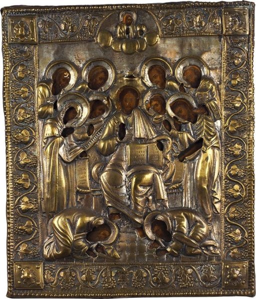 Отреставрированные иконы в рамах