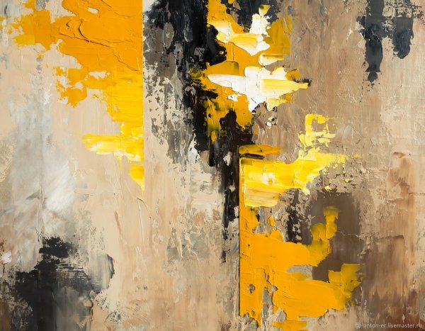 Картины в желтых тонах