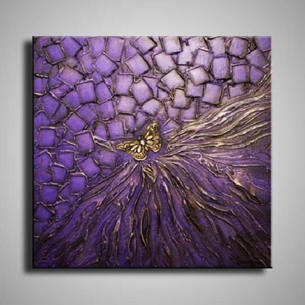 Фактурная живопись с текстурной пастой