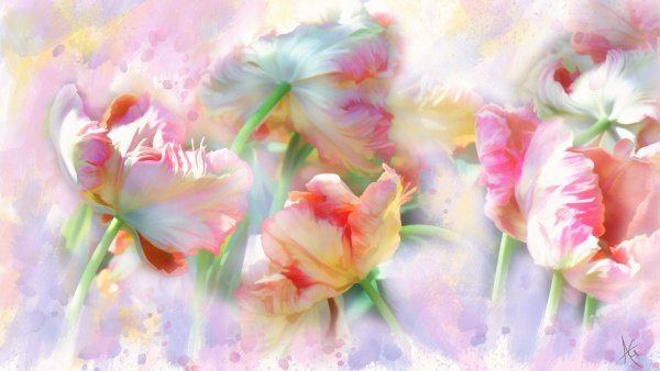 Розовый фон пастельный