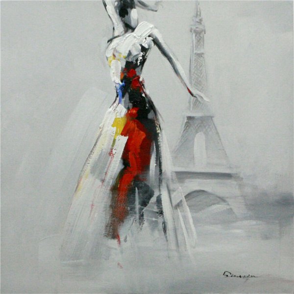 Моника Беллуччи портрет маслом