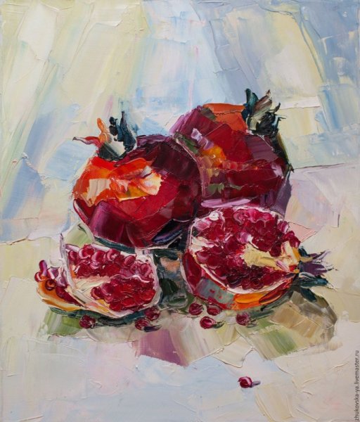 Натюрморт мастихином масло живопись