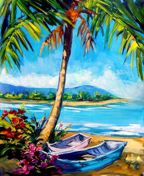 Экзотические пейзажи живопись