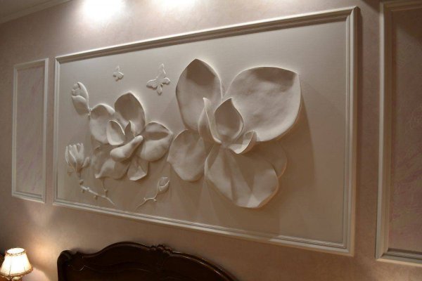 Декоративное панно из гипса