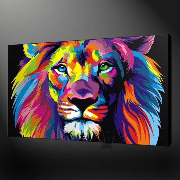 Разноцветный Лев