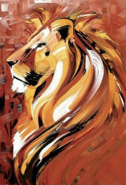 Животные маслом на холсте