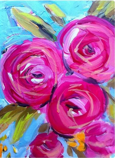 Рисование на холсте для начинающих