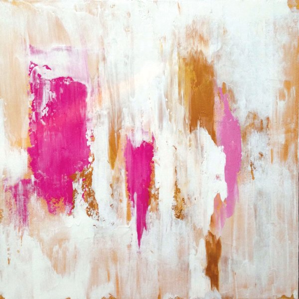 Розовая Абстрактная живопись