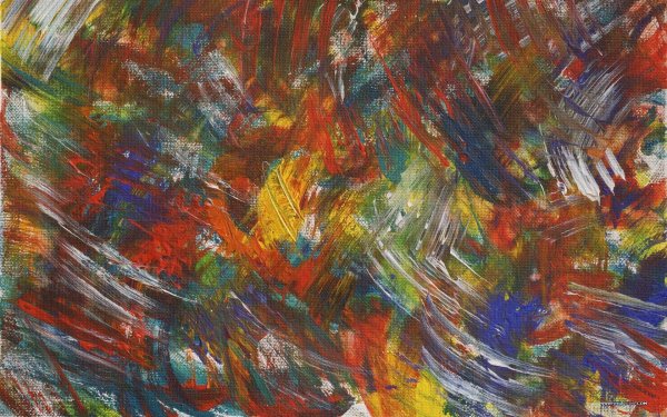 Мазки масляной краски